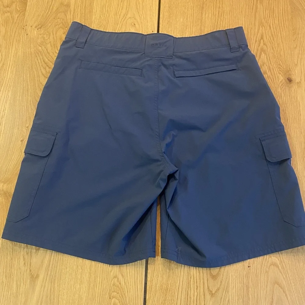 Orvis Quick Dry Stretch Shorts Men's 34 Fishing Hiking blue Performance Cargo